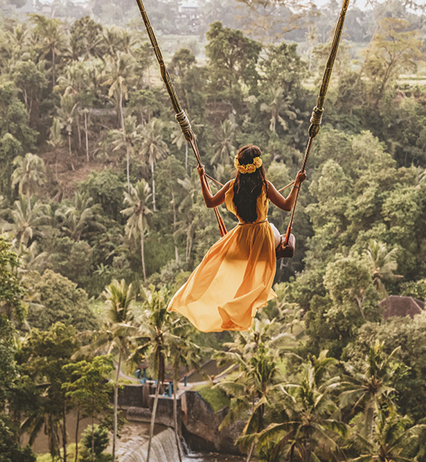 Naturaleza tropical en Bali