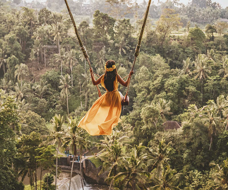 Naturaleza tropical en Bali